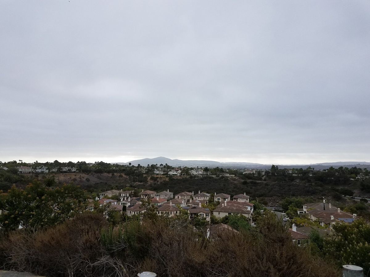 Carmel Valley looking to Black Mountain